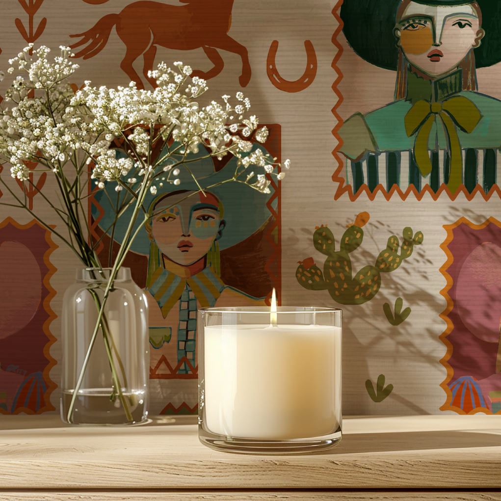 Howdy Darlin' Cowgirl Wallpaper by Brittany Atkinson