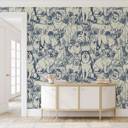 Hughes' Hound Dog Wallpaper