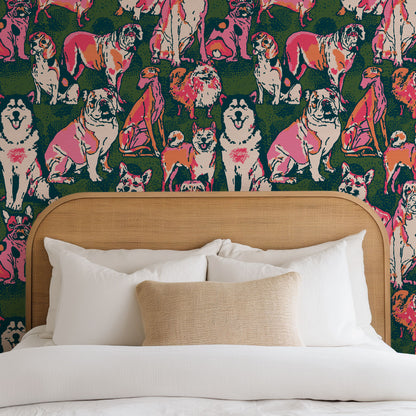 Hughes' Hound Dog Wallpaper