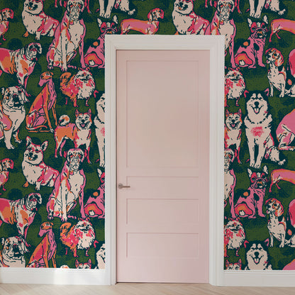 Hughes' Hound Dog Wallpaper