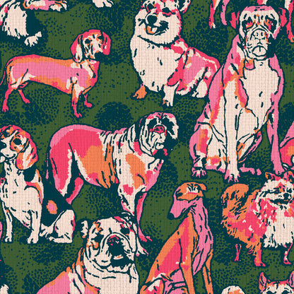 Hughes' Hound Dog Wallpaper