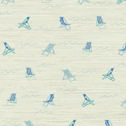 Grasscloth wallpaper Natural Textured Eco-Friendly Non-toxic High-quality  Sustainable Interior Design Bold Custom Tailor-made Retro chic Grand millennial Maximalism  Traditional Dopamine decor coastal Seaside Seashore Waterfront Vacation home styling Retreat Relaxed beach vibes Beach cottage Shoreline Oceanfront Nautical Cabana preppy cottage core cabin rustic ocean blue french sky light waves