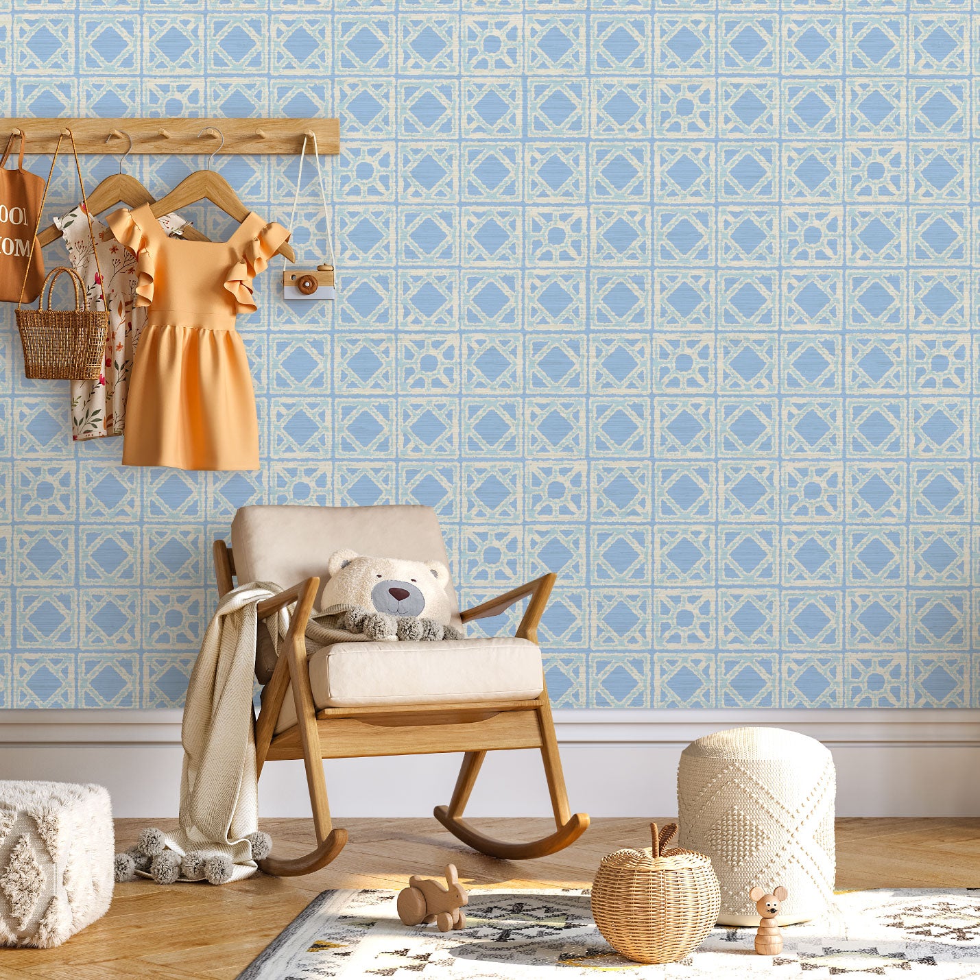 Invisible Touch Breeze Block Wallpaper