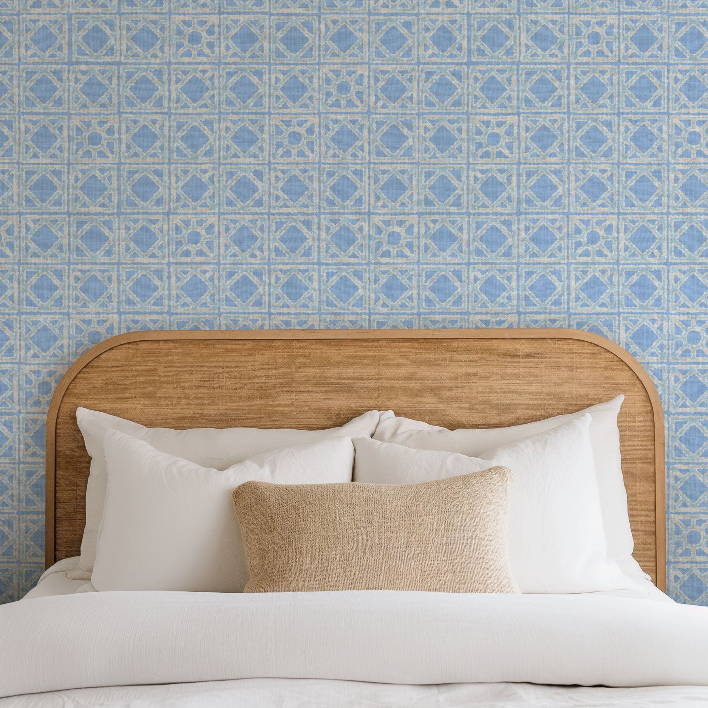 Invisible Touch Breeze Block Linen Wallpaper