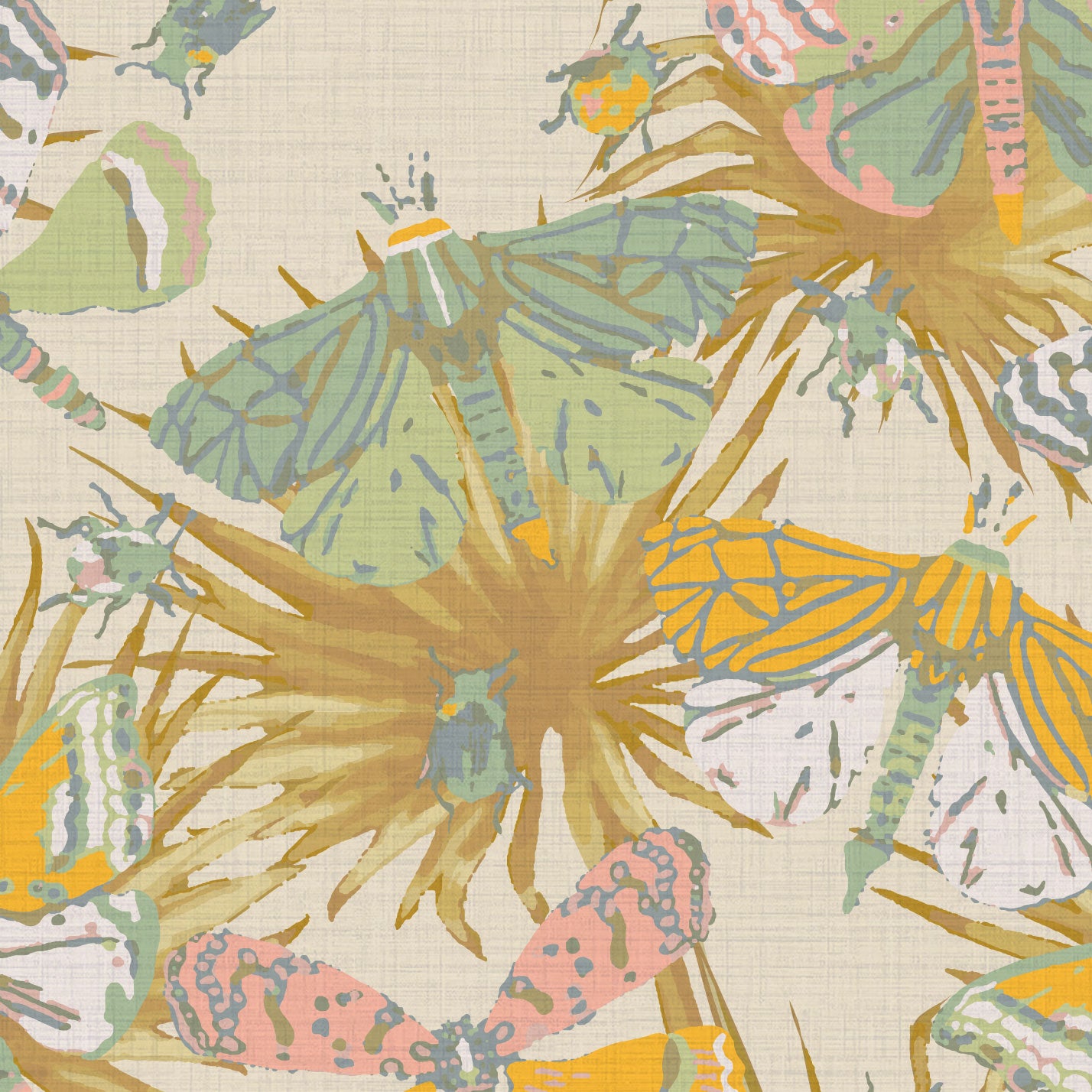 Jitterbug Butterflies Wallpaper