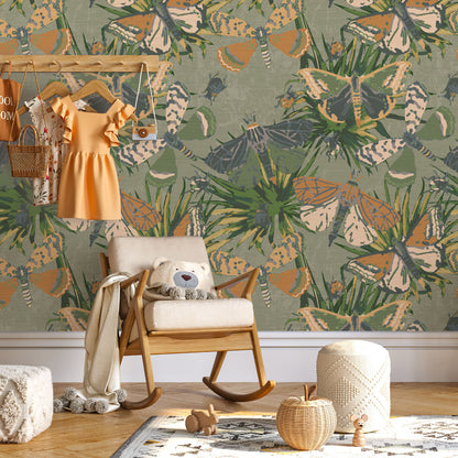 Jitterbug Butterflies Wallpaper