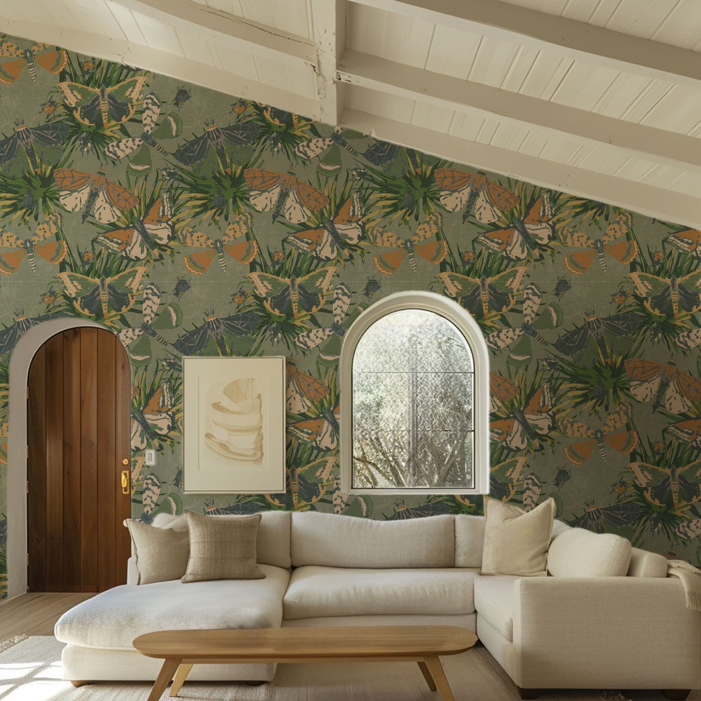 Jitterbug Butterflies Wallpaper
