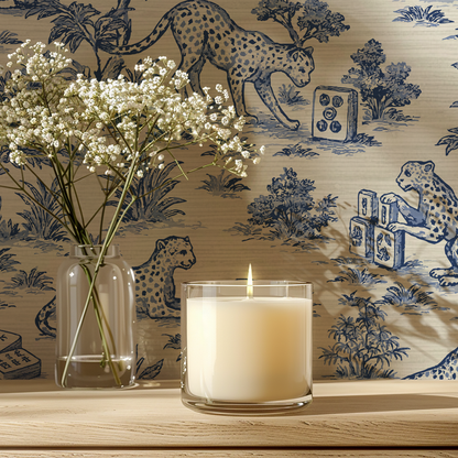 Jungle Jackpot Mahjong Toile Wallpaper