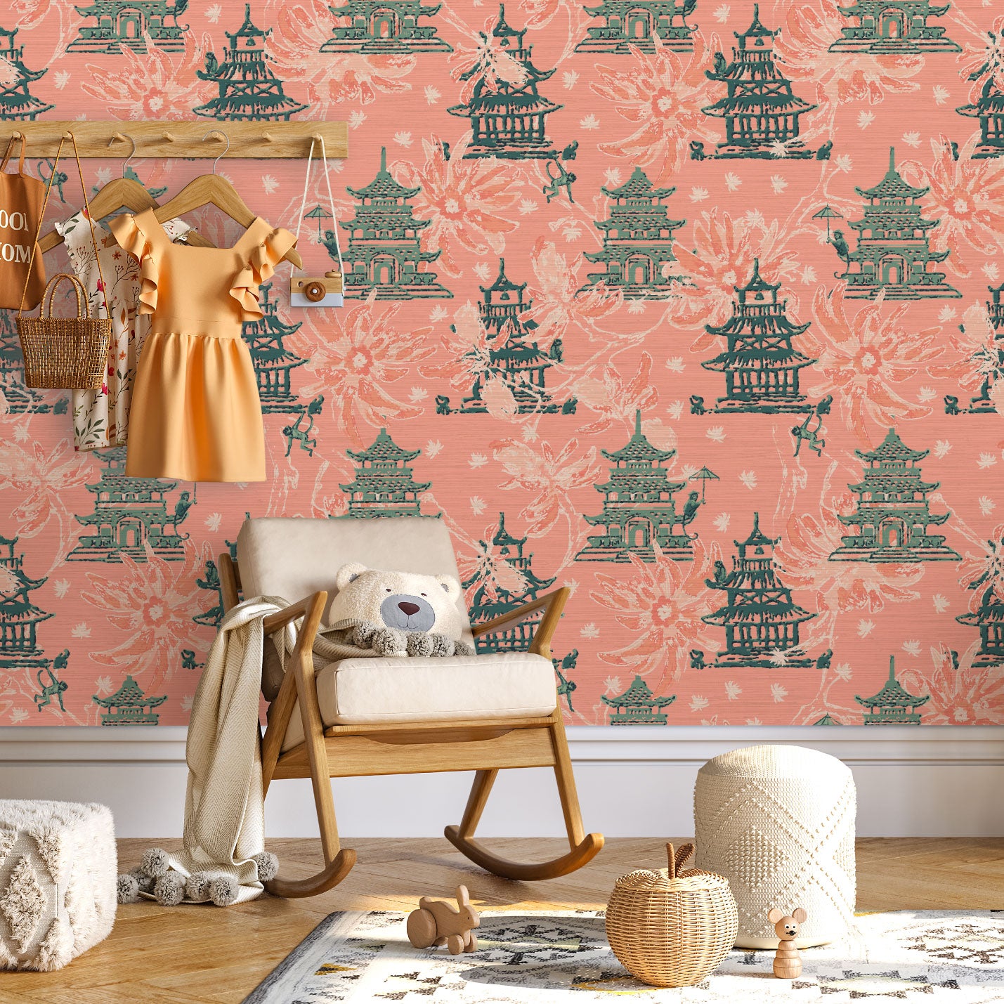 Karma Chameleon Pagodas Wallpaper