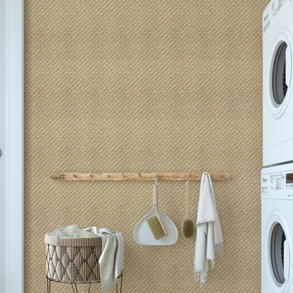 Lets Buy a Yacht Diagonal Stripe Textured Paperweave Wallpaper