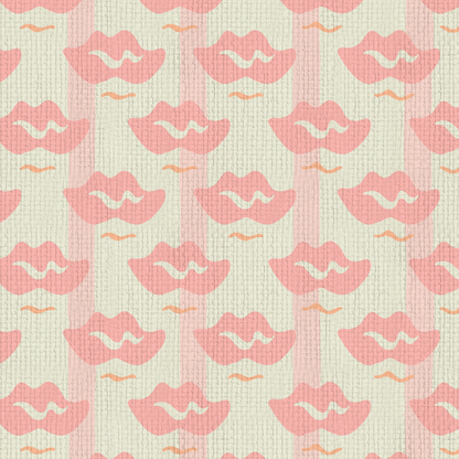 Lip Service Stripes Wallpaper