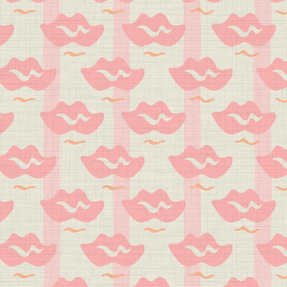 Lip Service Stripes Wallpaper