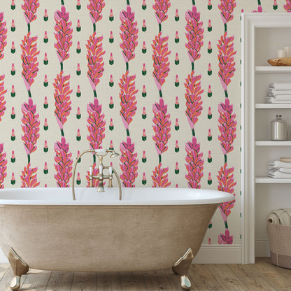 Lips Like Sugar Striped Lipstick Wallpaper