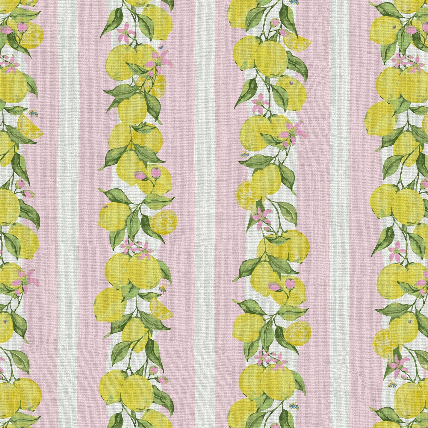 wallpaper Natural Textured Eco-Friendly Non-toxic High-quality Sustainable Interior Design Bold Custom Tailor-made Retro chic Grand millennial Maximalism Traditional Dopamine decor Coastal Garden Seaside Seashore Waterfront Cottage core Countryside Vintage Imperfect Rural Farm core rustic stripe feminine floral lemon stripe horizontal fruit food preppy stripe yellow white pink mint green pale pink linen