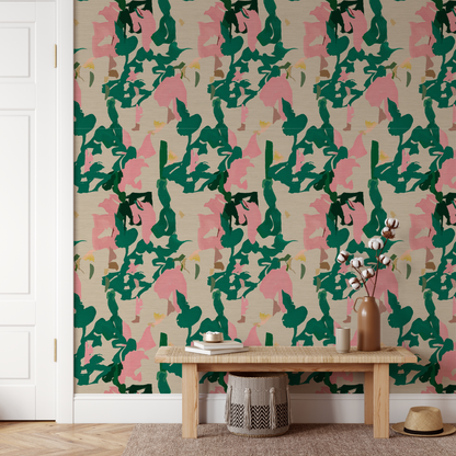 Lucinda Abstract Art Wallpaper by Natalie Westbrook