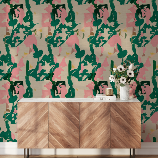 Lucinda Abstract Art Wallpaper by Natalie Westbrook
