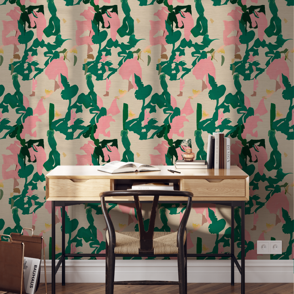Lucinda Abstract Art Wallpaper by Natalie Westbrook