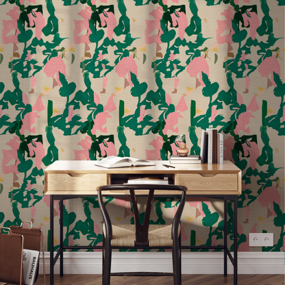 Lucinda Abstract Art Wallpaper by Natalie Westbrook