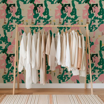 Lucinda Abstract Art Wallpaper by Natalie Westbrook