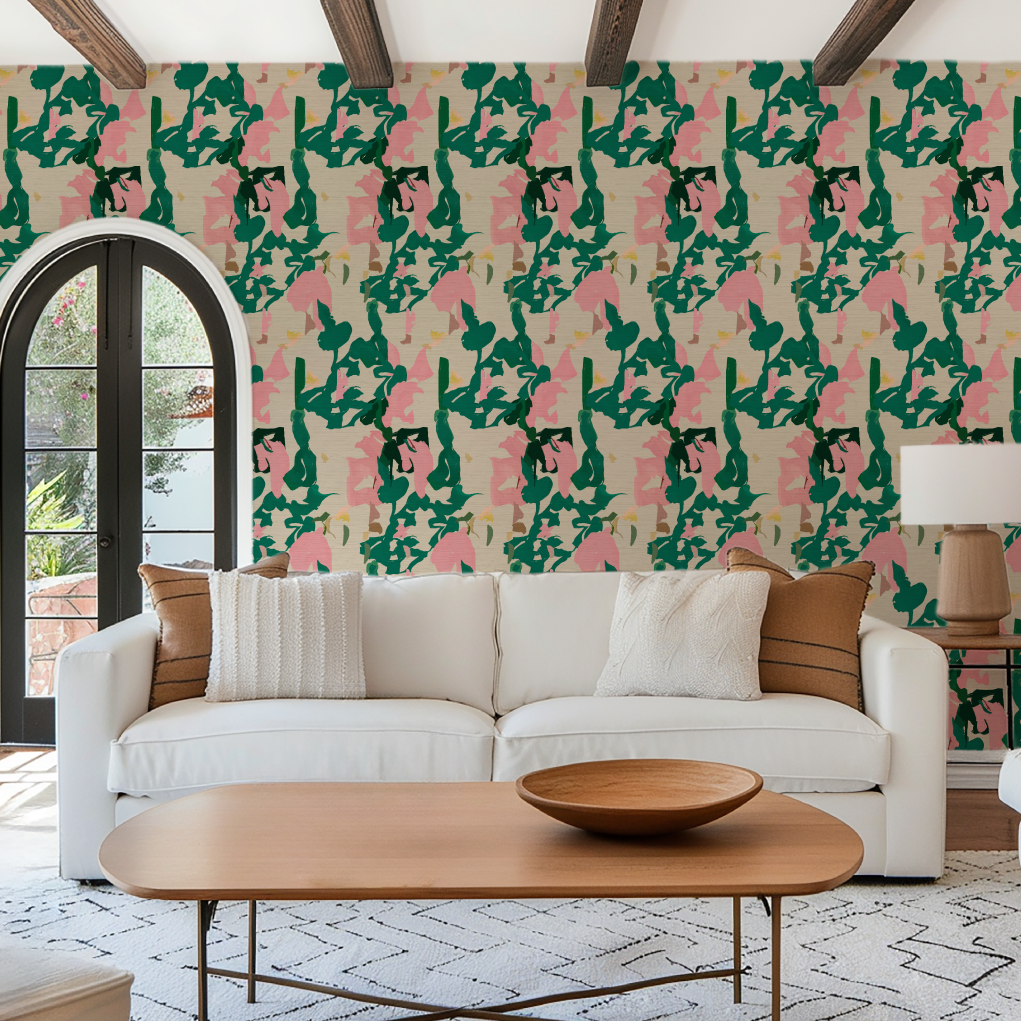 Lucinda Abstract Art Wallpaper by Natalie Westbrook