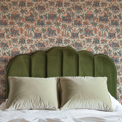 Mai Tai Morning Tiki Hut Wallpaper