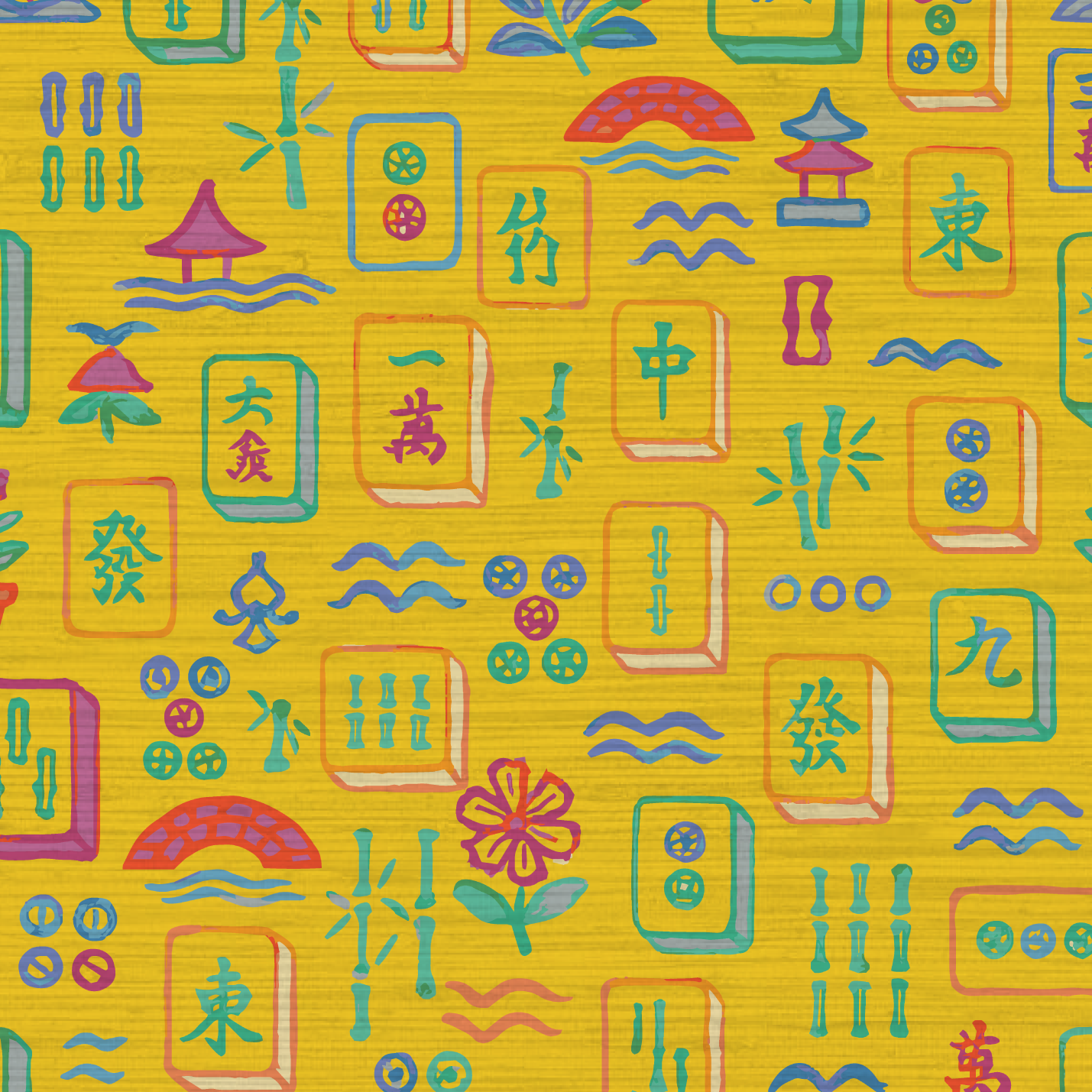 Maison Mahjong Wallpaper