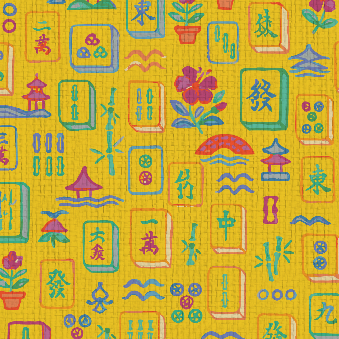 Maison Mahjong Wallpaper