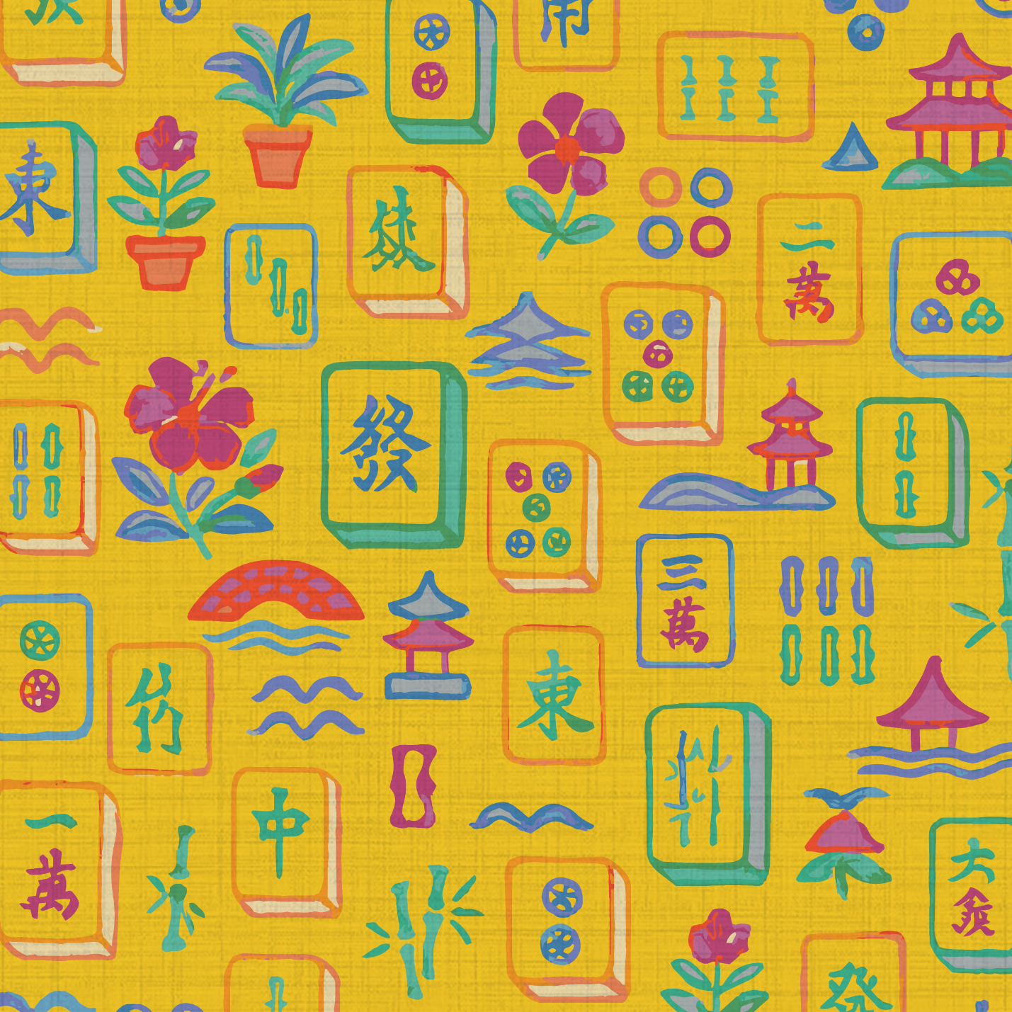 Maison Mahjong Wallpaper