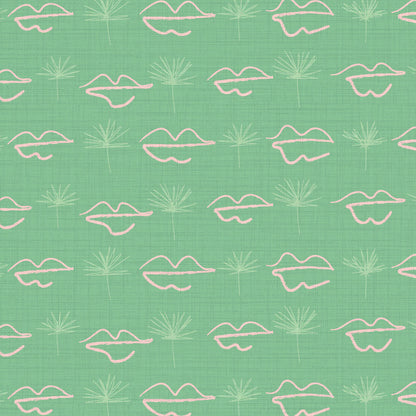 Mystic Kisses Lips Wallpaper
