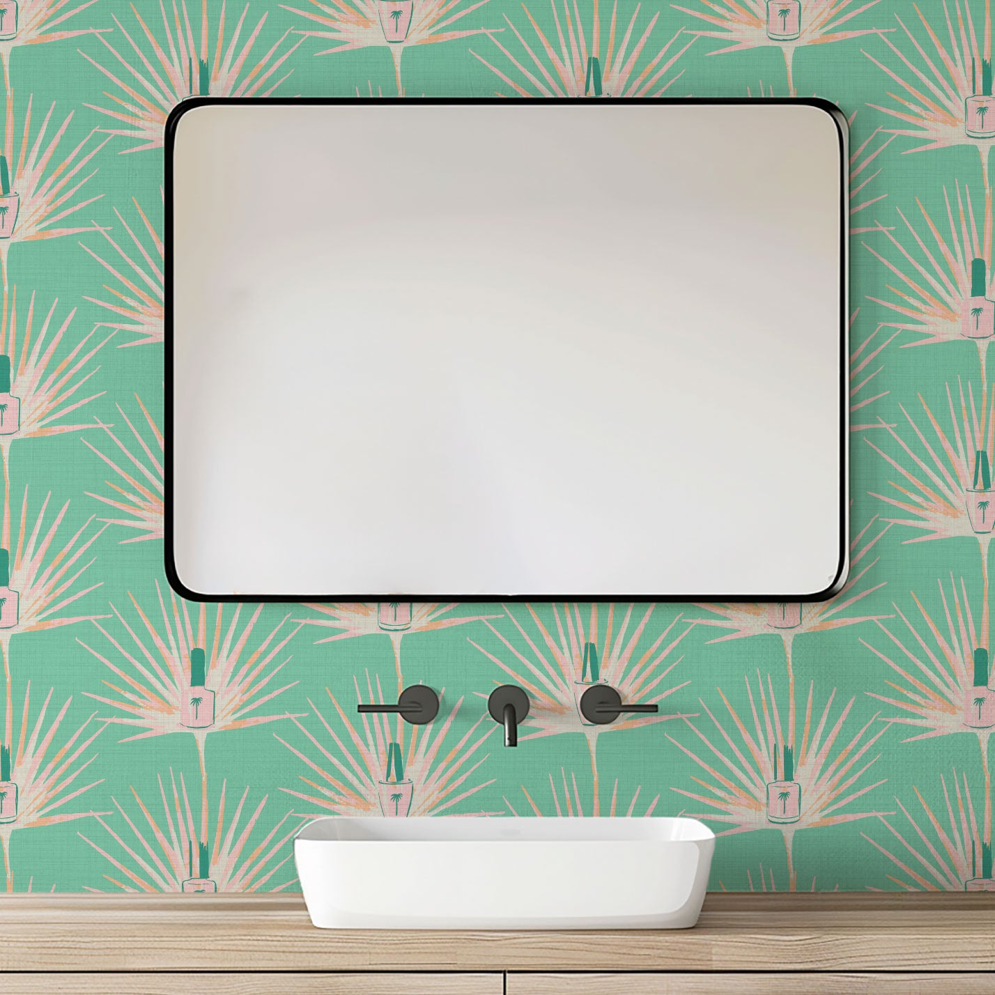 Nailed It Tropical Nail Polish Wallpaper