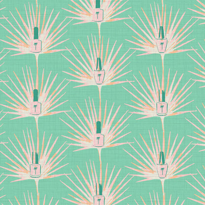 Nailed It Tropical Nail Polish Wallpaper