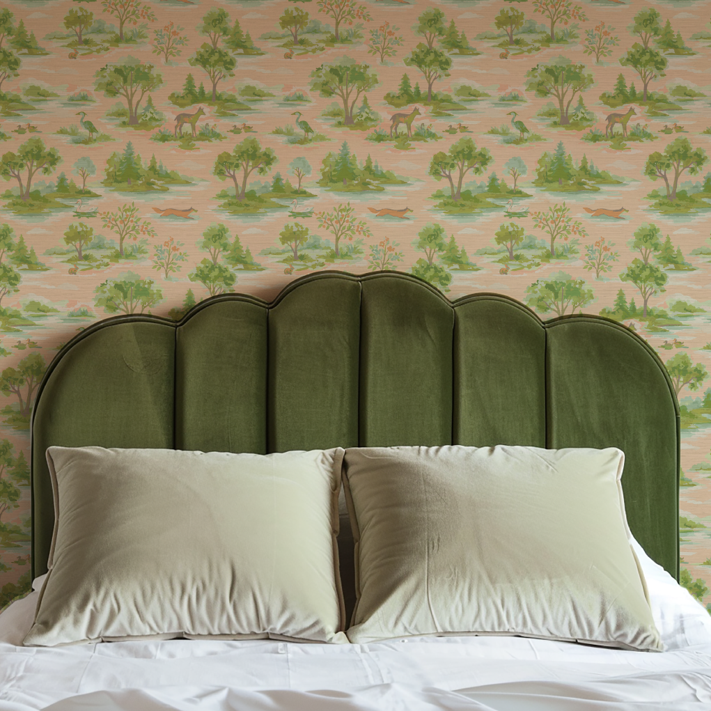 Norwegian Woodlands Toile Wallpaper