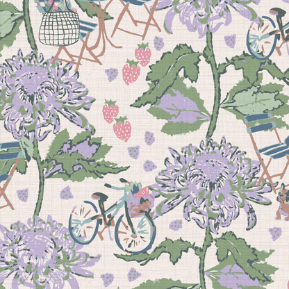 Oh La La French Bistro Wallpaper