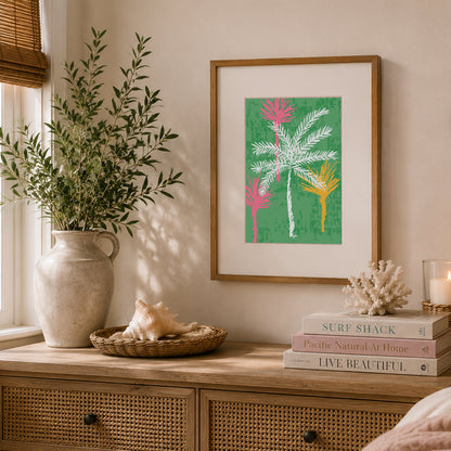 Palm Grove Fine Art Print