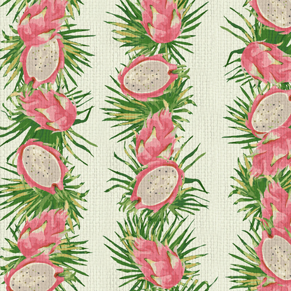 Passion Play Striped Dragon Fruit Wallpaper