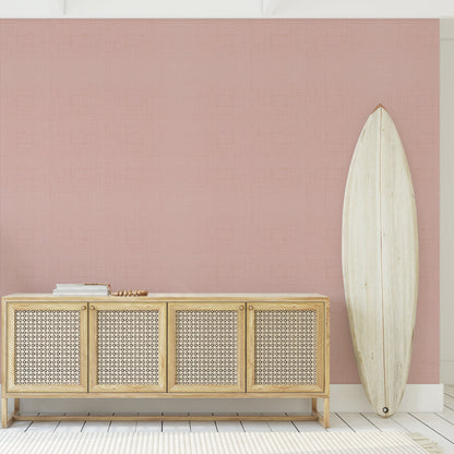 Pixie Dust Pink Dyed Sisal Wallpaper