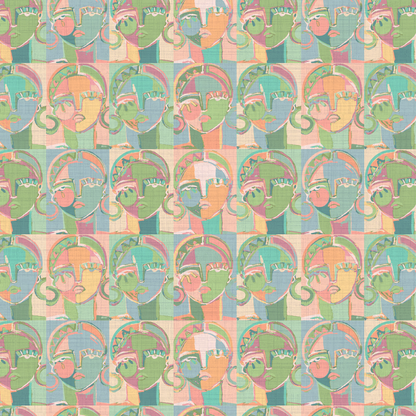 Pop Portrait Women Wallpaper by Brittany Atkinson