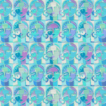 Pop Portrait Women Wallpaper by Brittany Atkinson