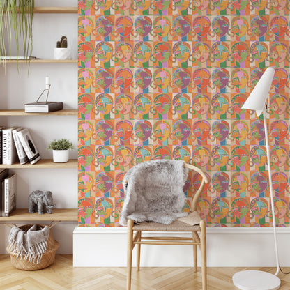 Pop Portrait Women Wallpaper by Brittany Atkinson