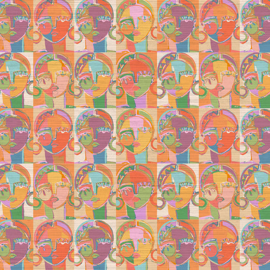 Pop Portrait Women Wallpaper by Brittany Atkinson