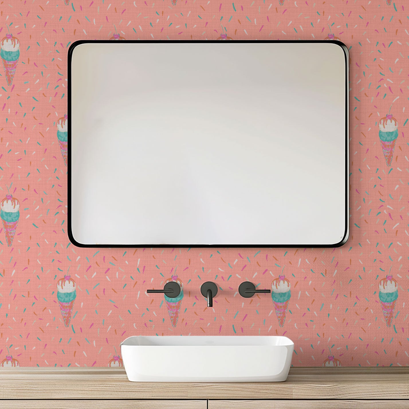 Pour Some Sugar Ice Cream Cone Wallpaper