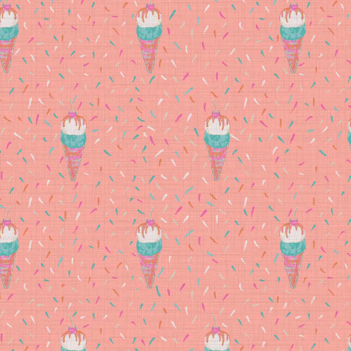 Pour Some Sugar Ice Cream Cone Wallpaper
