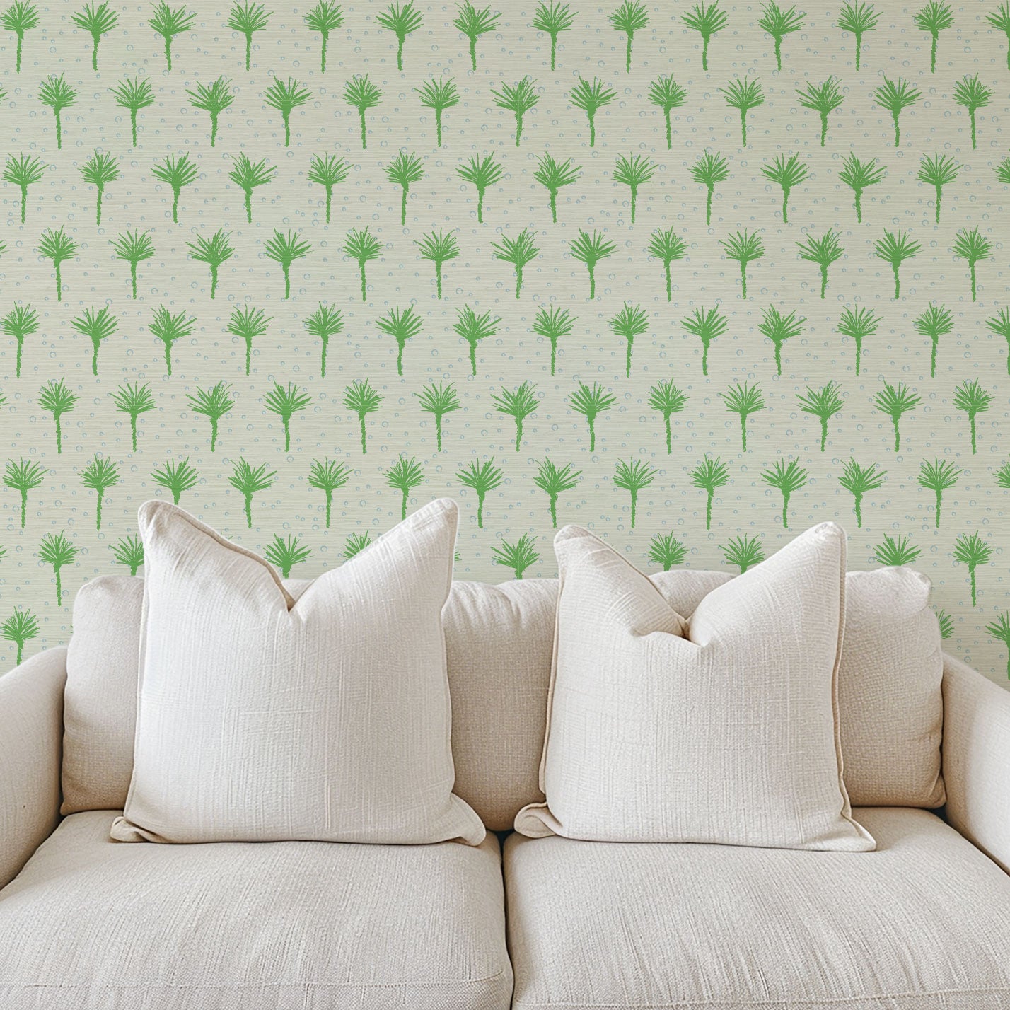 Pretty Young Palm Trees Wallpaper