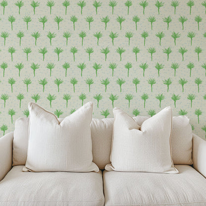 Pretty Young Palm Trees Wallpaper