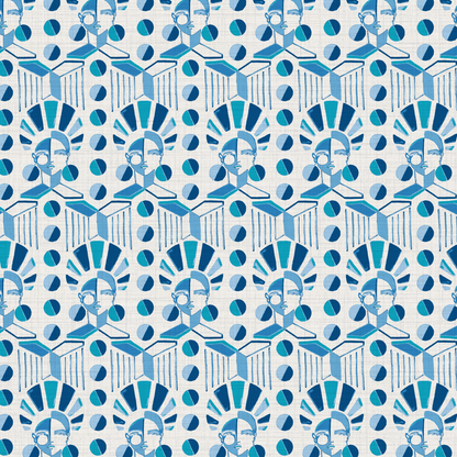 Retro Luxe Geo Women Wallpaper by Brittany Atkinson