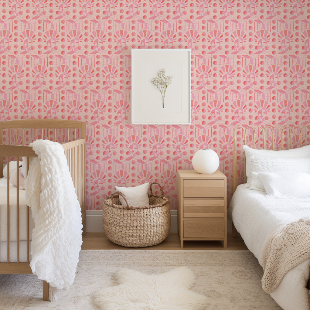 Retro Luxe Geo Women Wallpaper by Brittany Atkinson