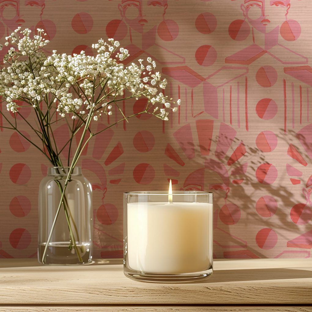 Retro Luxe Geo Women Wallpaper by Brittany Atkinson