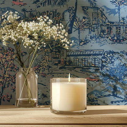 Room With A View Scenic Toile Wallpaper