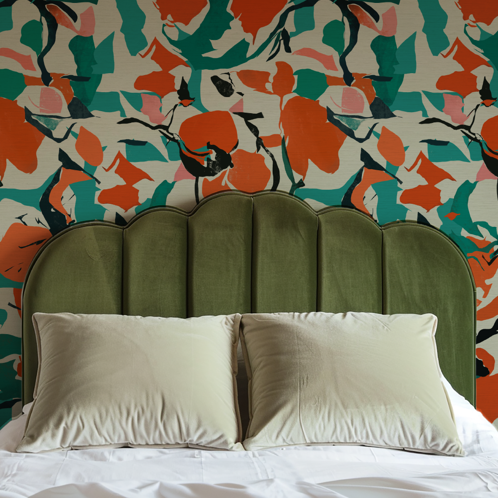 Eden Abstract Art Wallpaper by Natalie Westbrook
