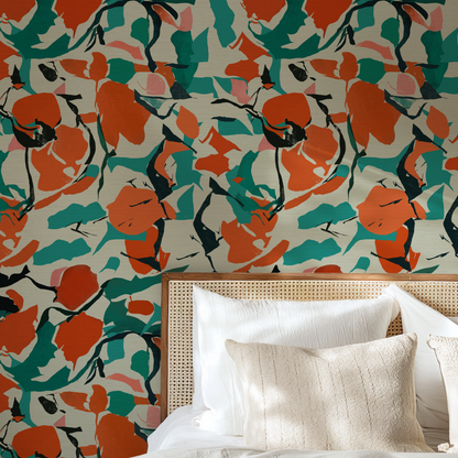 Eden Abstract Art Wallpaper by Natalie Westbrook